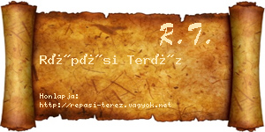 Répási Teréz névjegykártya